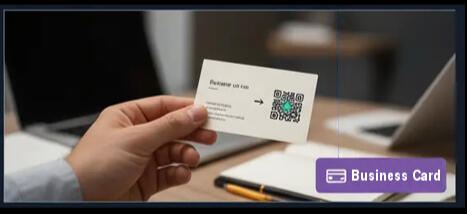 Display on Business Cards